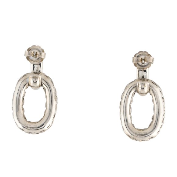 CHARLES KRYPELL 18K 14K & STERLING SILVER IVY DOOR KNOCKER EARRINGS - Picture 3 of 7